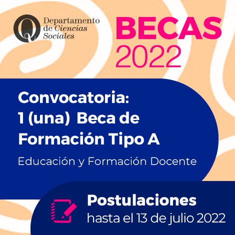 flyer Becas 2022 Educacion
